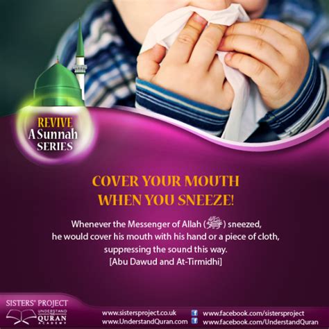 Its Sunnah— Cover Your Mouth When You Sneeze