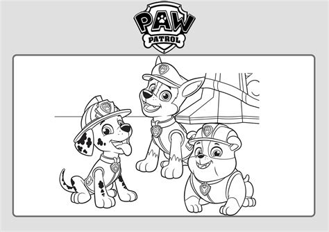 dibujos para colorear la patrulla canina reverasite