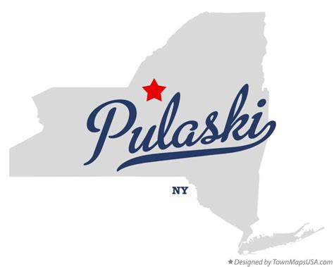 Map Of Pulaski Ny New York