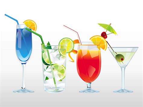 18 Drinks Icon Vector Free Images Cocktails And Drinks Clip Art Free Vector Cocktail Drink