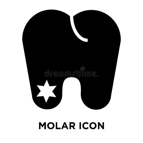Molar Icon Vector Isolated On White Background Logo Concept Of Stock