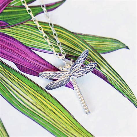 Dragonfly Necklace By Heather Scott Jewellery