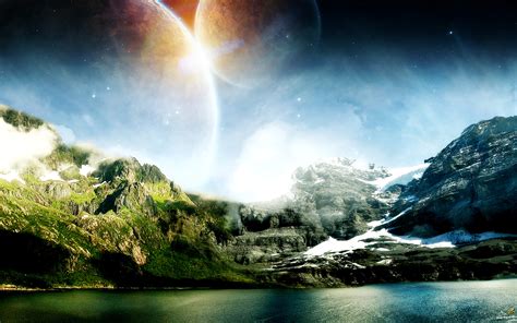 Sci Fi Landscape Hd Wallpaper Background Image 1920x1200