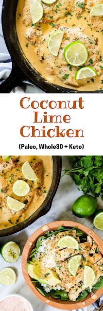 What an easy and delicious recipe! Coconut Lime Chicken (Paleo, Whole30 + Keto) | So ...