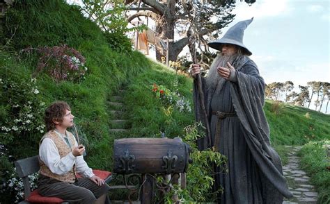 Bilbo Gandalf Hobbit An Unexpected Journey The Hobbit An Unexpected Journey