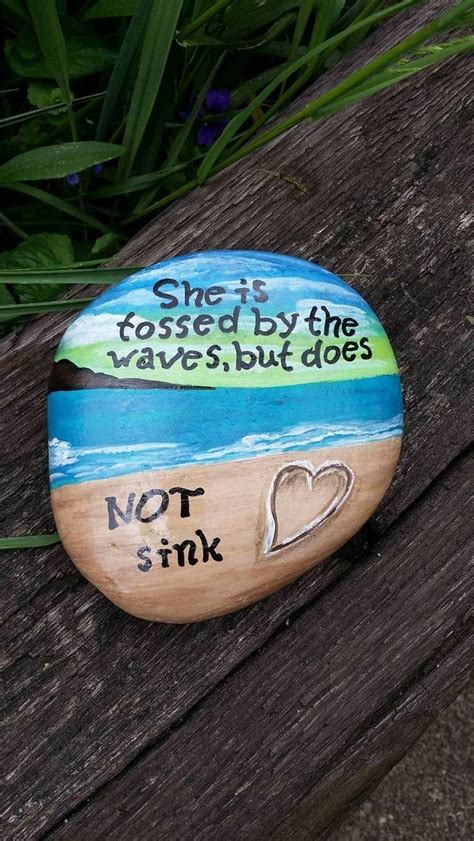 Top Painted Rock Art Ideas With Quotes You Can Do58 Rock Painting