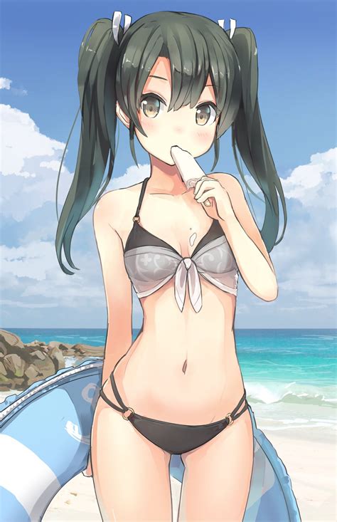 swim suit anime girls luka megurine 💗 bikini beach anime amino anime girls costumes