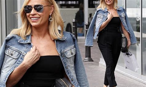 Sonia Kruger 52 Defies Her Age In A Black Jumpsuit Daily Mail Online