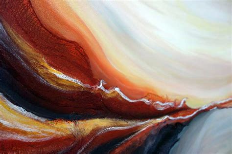 Desert Essence Abstract Painting Original Abstract Red Desert Painting