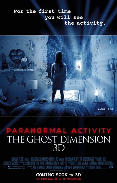 I wanted to know what are the dimensions/size of the rectangle that displays the poster. Paranormal Activity: The Ghost Dimension (2015) Review ...