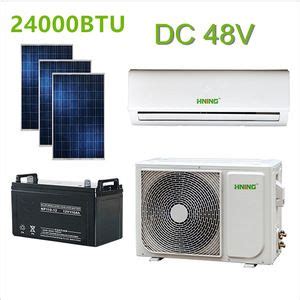 Their 48v off grid solar air conditioner uses batteries for storage so you can have solar air conditioning day or night. Source 100% off grid solar powered air conditioner 48V on ...