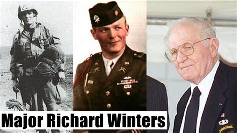 Major Richard Winters O Herói Da Série Band Of Brothers Youtube
