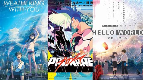 Weathering With You Promare Hello World Anime Films Get