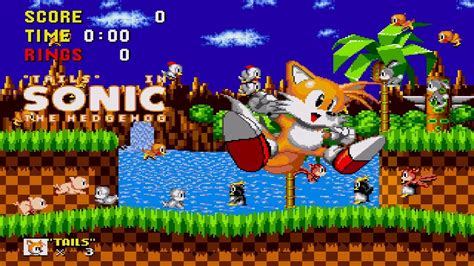 Tails In Sonic 1 First Look Gameplay 720p60fps Youtube