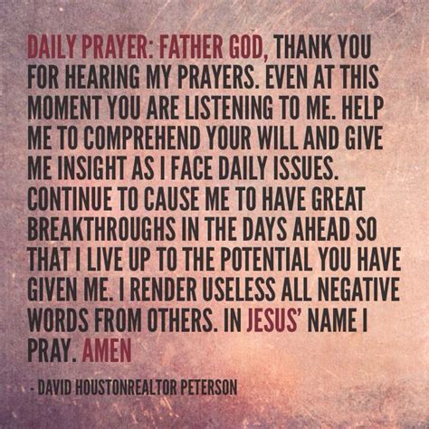 Daily Prayer Everyday Prayers Prayer Verses Daily Prayer