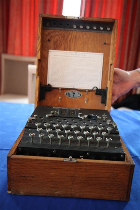 Students Get Hands On With World War Ii Enigma Machine Taunton
