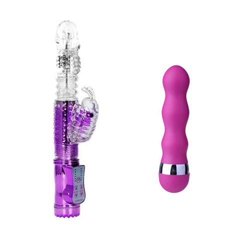 Telescopic Rabbit Vibrator G Spot Clit Massager Thrusting Rotating Dildo Sex Toy Ebay