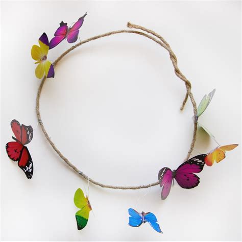 Simple Diy Butterfly Crowns Rooted Childhood
