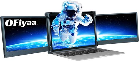 Ofiyaa P2 Triple Portable Monitor Laptop Screen Extender Dual 116 Inch