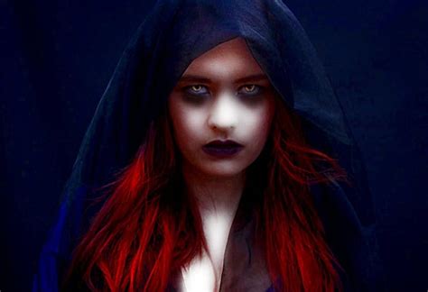 Death Becomes You Gothic Redhead Dark Beauty Woman Hd Wallpaper