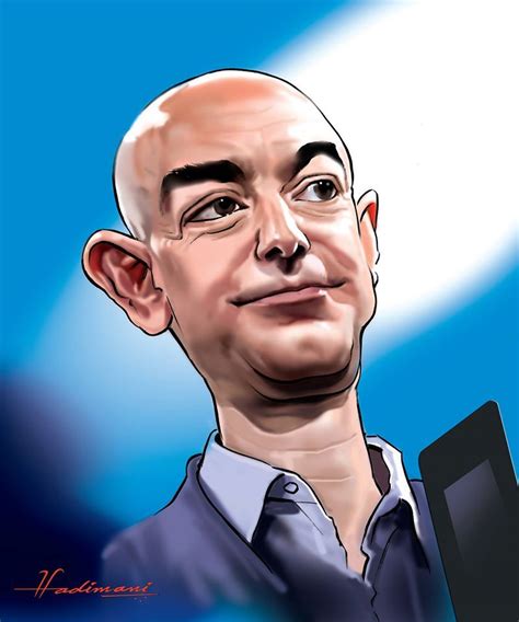 Jeff Bezos Cartoon Image