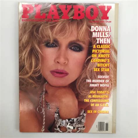 Playboy Magazine November Cover Donna Mills Playmate Renee