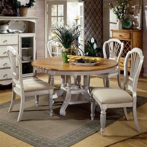 Large oval table speak a lot about you as an individual and as a family. Wilshire Wood Round/Oval Dining Table & Chairs in Pine ...