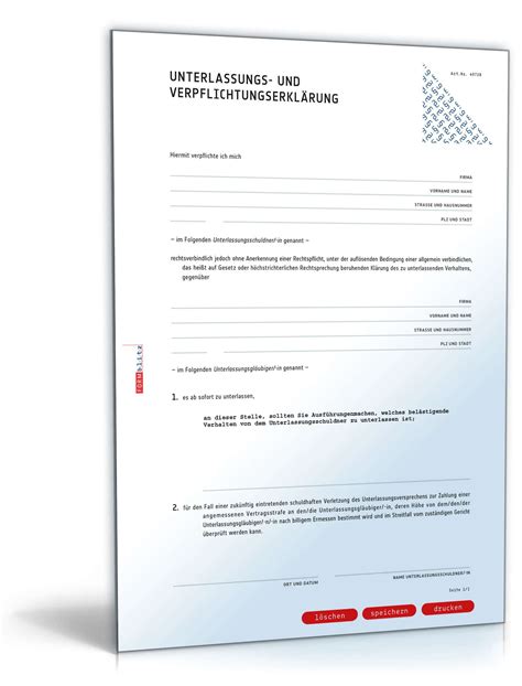 Im modernen sekretariat müssen die unterschiedlichsten aufgaben bearbeitet werden. Unterlassungserklärung wegen Belästigung - Muster zum Download