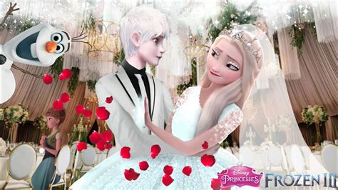 Frozen Elsa And Jack Frost Are Getting Married Jelsa Wedding Ana S World Youtube