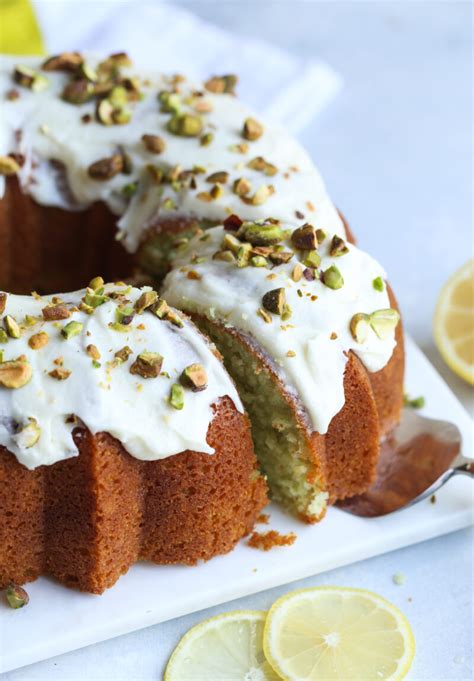 Looking for the best bundt cake recipes? Pistachio Lemon Bundt Cake | An Easy Pistachio Cake Recipe