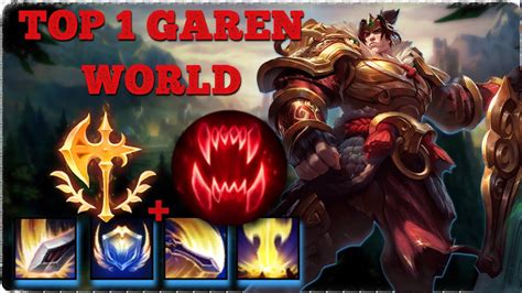 Top 1 Garen World Garendosflinston Gameplay League Of Legends Youtube