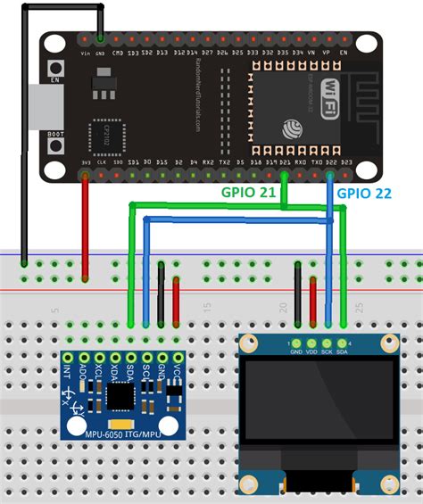 Esp32 Mpu 6050 Accelerometer And Gyroscope Arduino Random Nerd