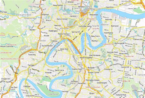 South Bank Parklands Stadtplan Mit Luftbild Und Unterkünften Von Brisbane