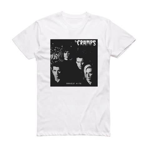 The Cramps Gravest Hits Album Cover T Shirt White Album Cover T Shirts