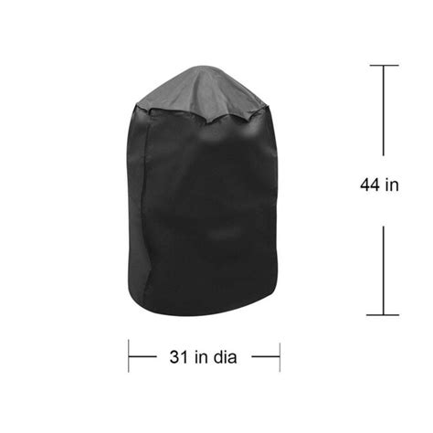 Universal 30 In Black Kamado Grill Cover In The Grill Covers Department