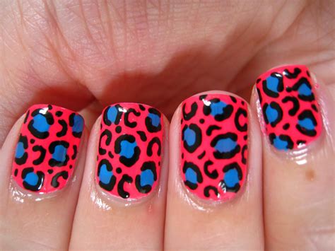 Naily Perfect Neon Pink Leopard Print Heeeeells Yeah