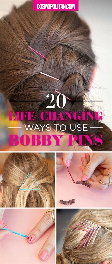 20 Life Changing Ways To Use Bobby Pins In 2020 Hair Styles Bobby