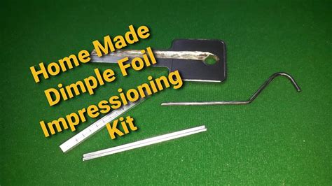 092 Home Made Dimple Foil Impressioning Tool Youtube
