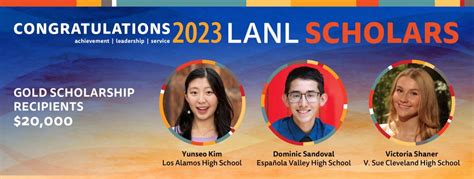 Scholarship Recipients Lanl Foundation