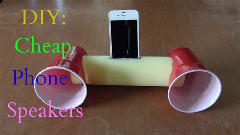 Diy Cheap Phone Speakers That Dont Use Electricity Youtube