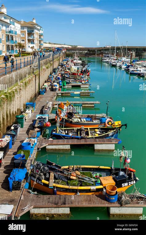 Fishing Boats Brighton Marina Brighton Sussex Uk Stock Photo Alamy