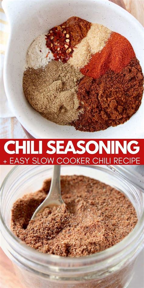 Easy Homemade Chili Seasoning Recipe