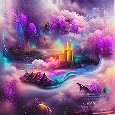 Fantasy World In Your Dreams Ai Generated Artwork Nightcafe Creator