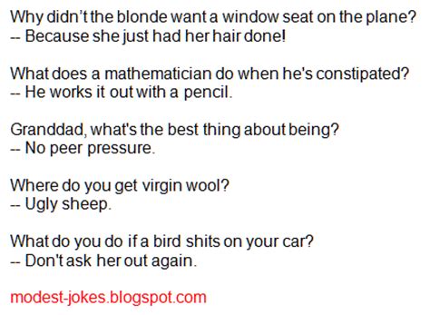 Here the funniest smart jokes i think you enjoy. SILLY JOKES 0020