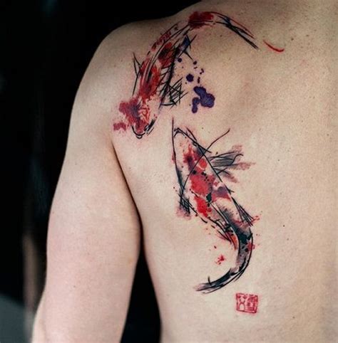 Best Japanese Koi Fish Tattoo Designs And Drawings Japanese Koi