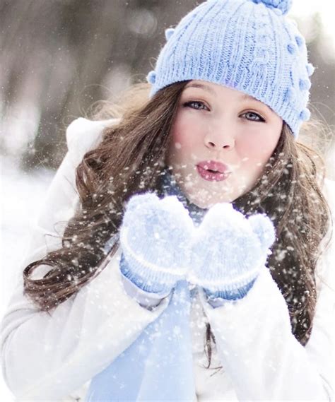 Winter Blue Snow Outfits For Women Winter Blues Snow Photography