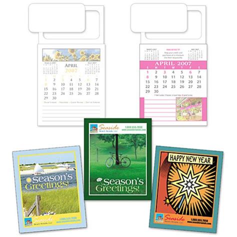 Magnetic Business Card Calendars With Custom Cover