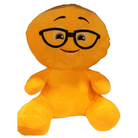 Nerd Boy Emoji 14 Inch Plush Toy