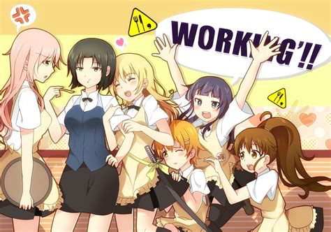 Anime Working Hd Wallpaper
