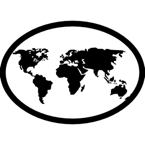 Svg World Map Earth Planet Free Svg Image Icon Svg Silh Images